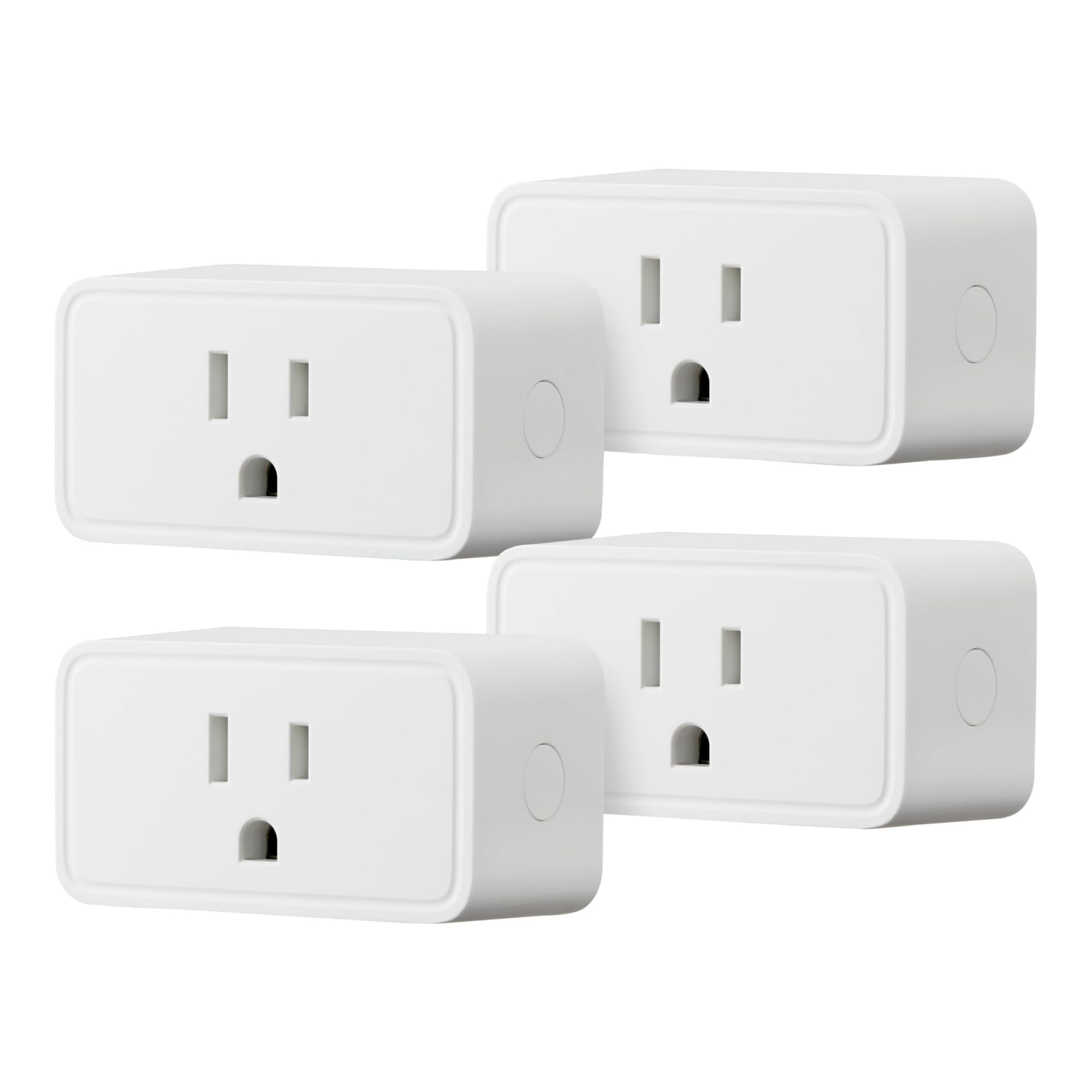 Amazon Basics Smart Plug, Works with Alexa Only, 2.4 GHz Wi-Fi, No Hub Required, 4-Pack, White | Amazon (US)