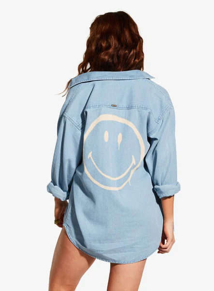 Billabong Womens Shirt Billabong x Smiley Down The Coast Long Sleeve | Hansen Surfboards