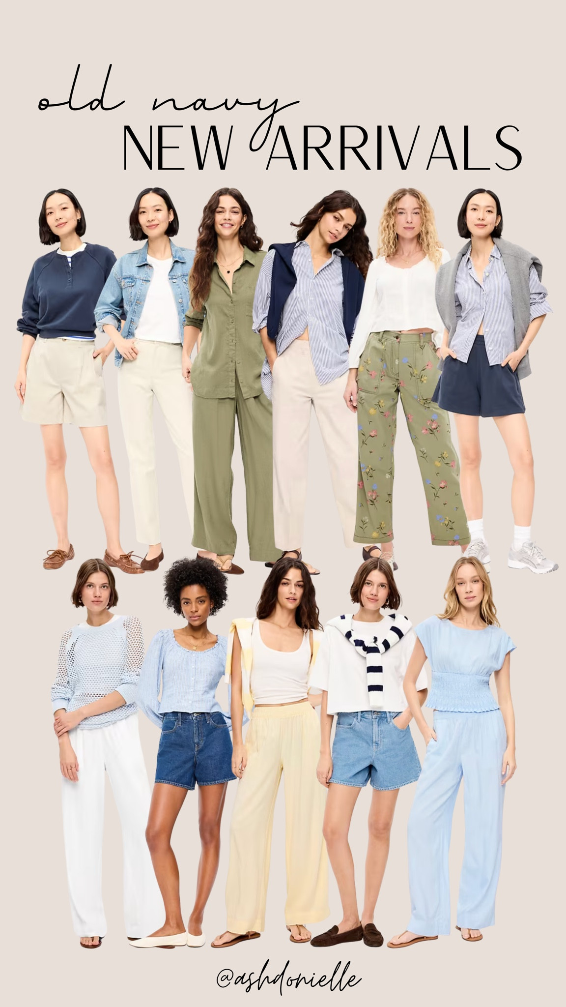 Old navy women’s fashion arrivals

Lightweight spring layers
Breezy everyday outfits
Fresh neutral basics
Flowy dresses and skirts
Casual denim looks
Transitional jacket styles
Effortless warm-weather outfits
Spring capsule wardrobe staples

#LTKSeasonal #LTKootd #LTKSaleAlert