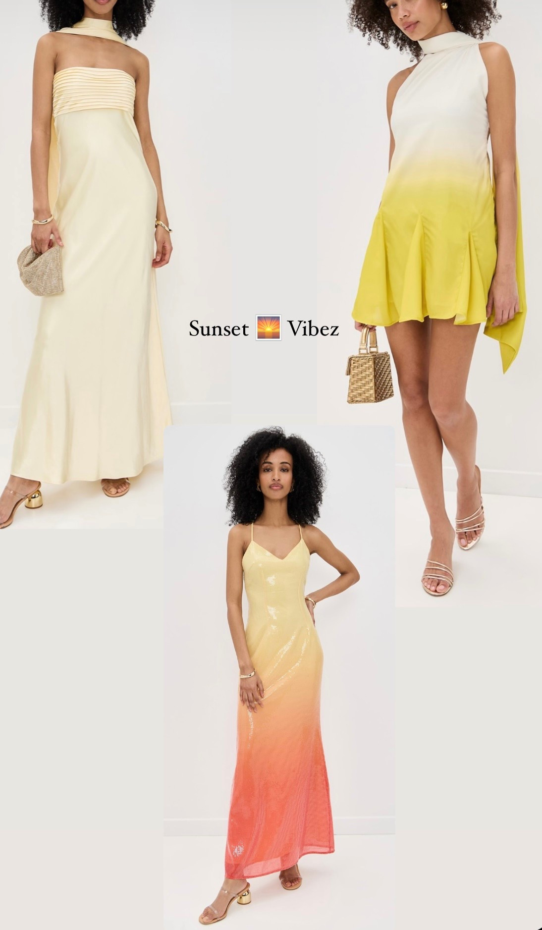 Dress like the sunset 🌅 — daily edit cover from Found by Em