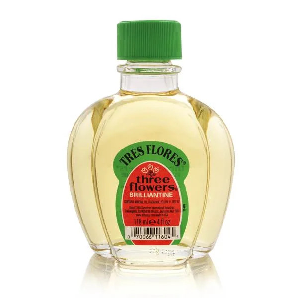 Three Flowers Brilliantine, Men Hair Styling Liquid Oil, 4 fl oz | Walmart (US)