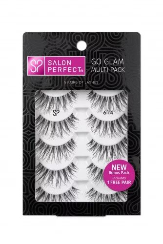 Salon Perfect Multi Pack False Eyelashes, 614 Black, 5 Pairs | Walmart (US)
