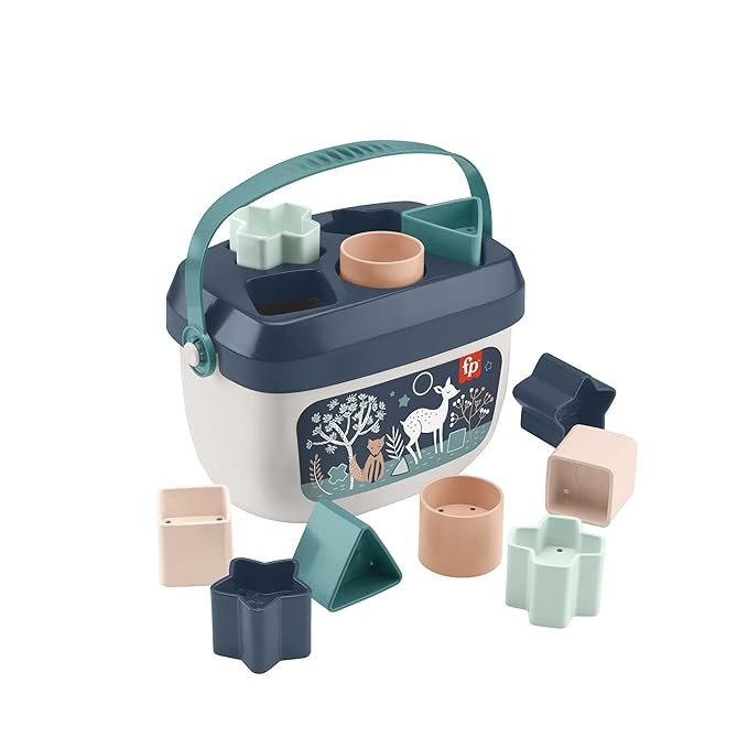 Fisher-Price Stacking Toy Baby’s First Blocks Set of 10 Shapes for Sorting Play for Infants Age... | Amazon (US)