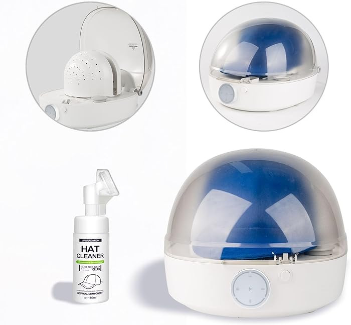 INNOPAW Automatic Cap Cleaner with steam and Dry,steam Cleaning&Ironing and Drying for Bucket Bas... | Amazon (US)