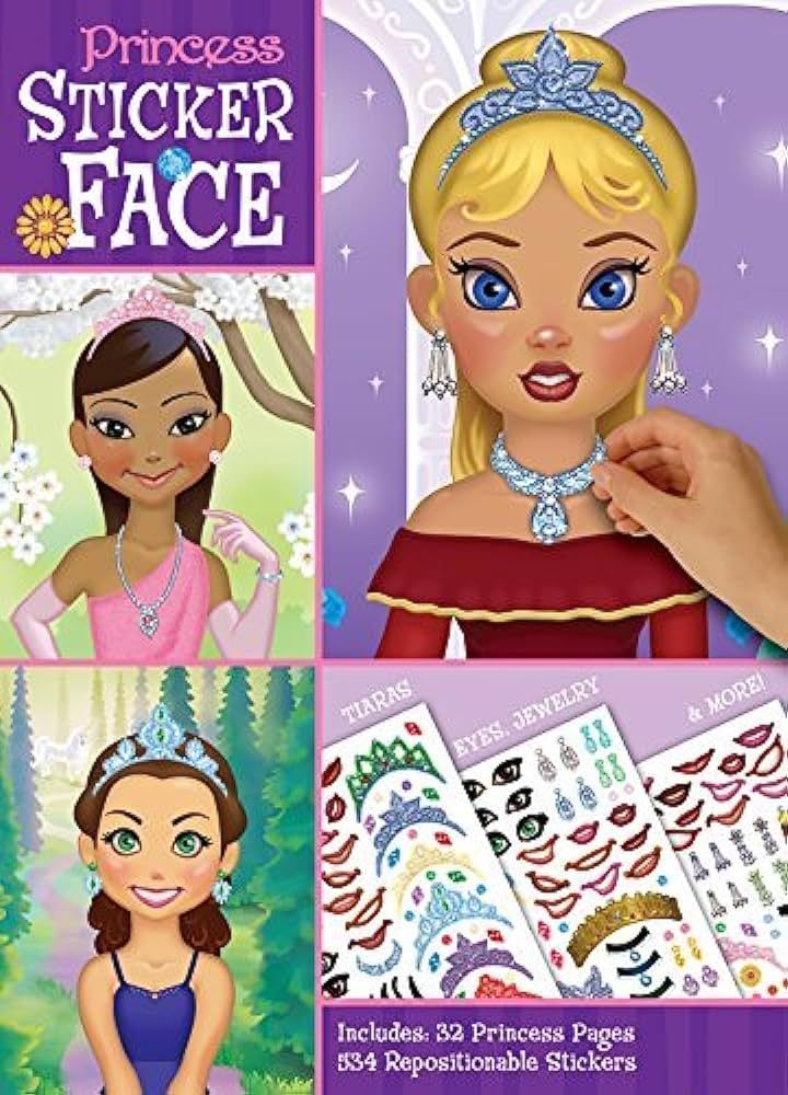 Bendon Create-A-Face Sticker Pad (Princess) | Amazon (US)