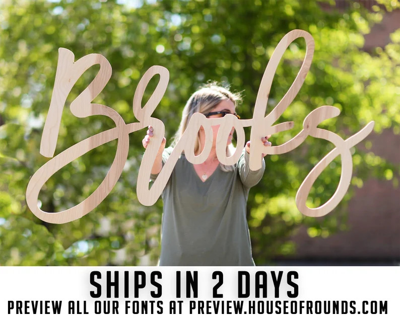 Custom wood name sign for nursery girl, boy, over crib sign, baby name sign, family name sign, cu... | Etsy (US)