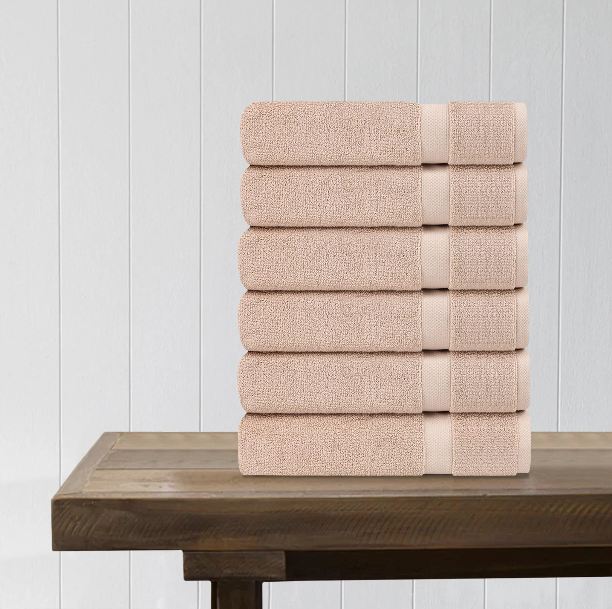 100% Organic Cotton Quick Dry Wash Cloth (Pack of 6) | Delara 