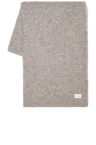 Janessa Leone Blanket Scarf in Light Grey | FWRD | FWRD 