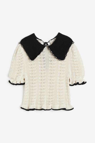Crochet-look top | H&M (UK, MY, IN, SG, PH, TW, HK, KR)