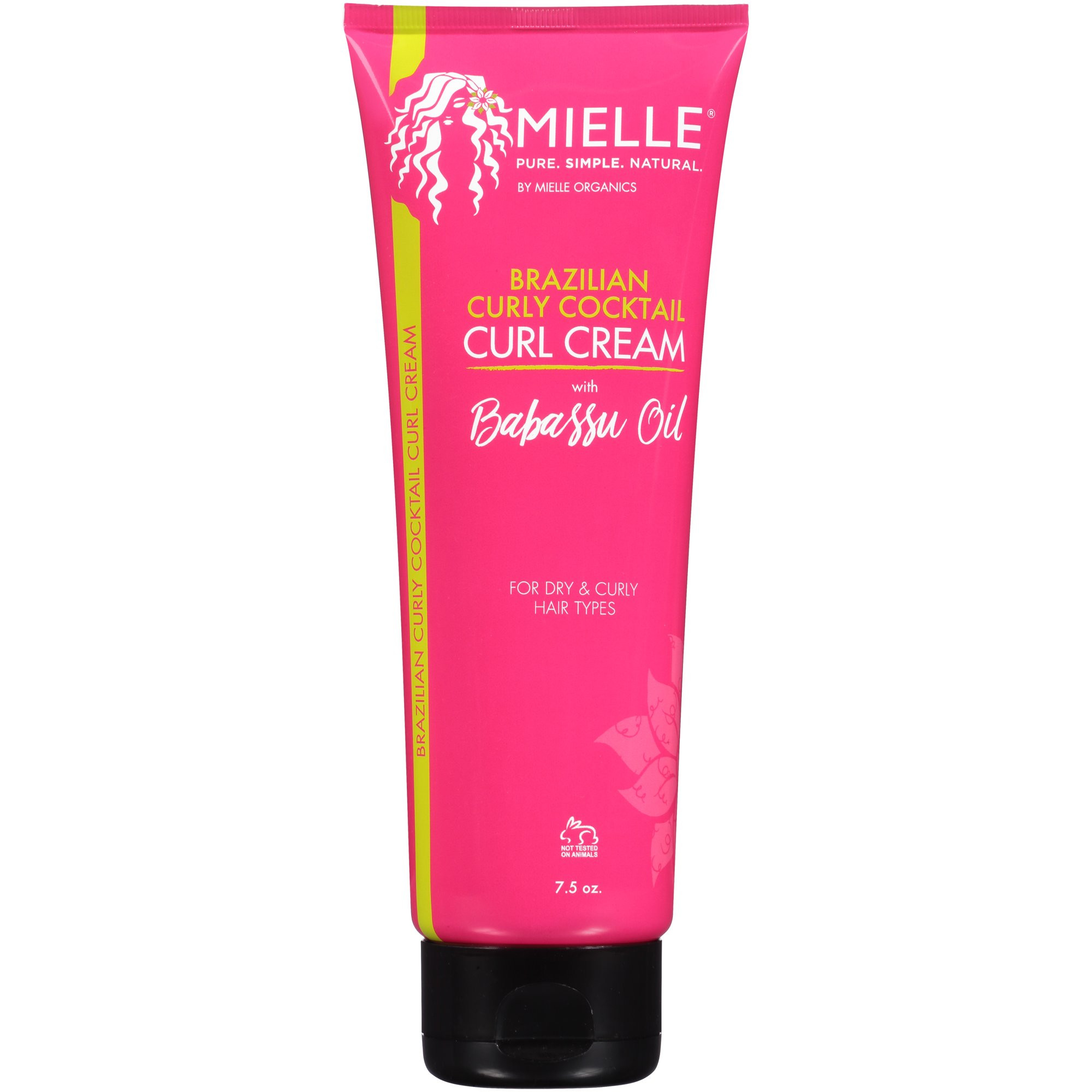 Mielle Organics Brazilian Curly Cocktail Moisturizing Hair Styling Cream with Babassu Oil 7.5 oz | Walmart (US)