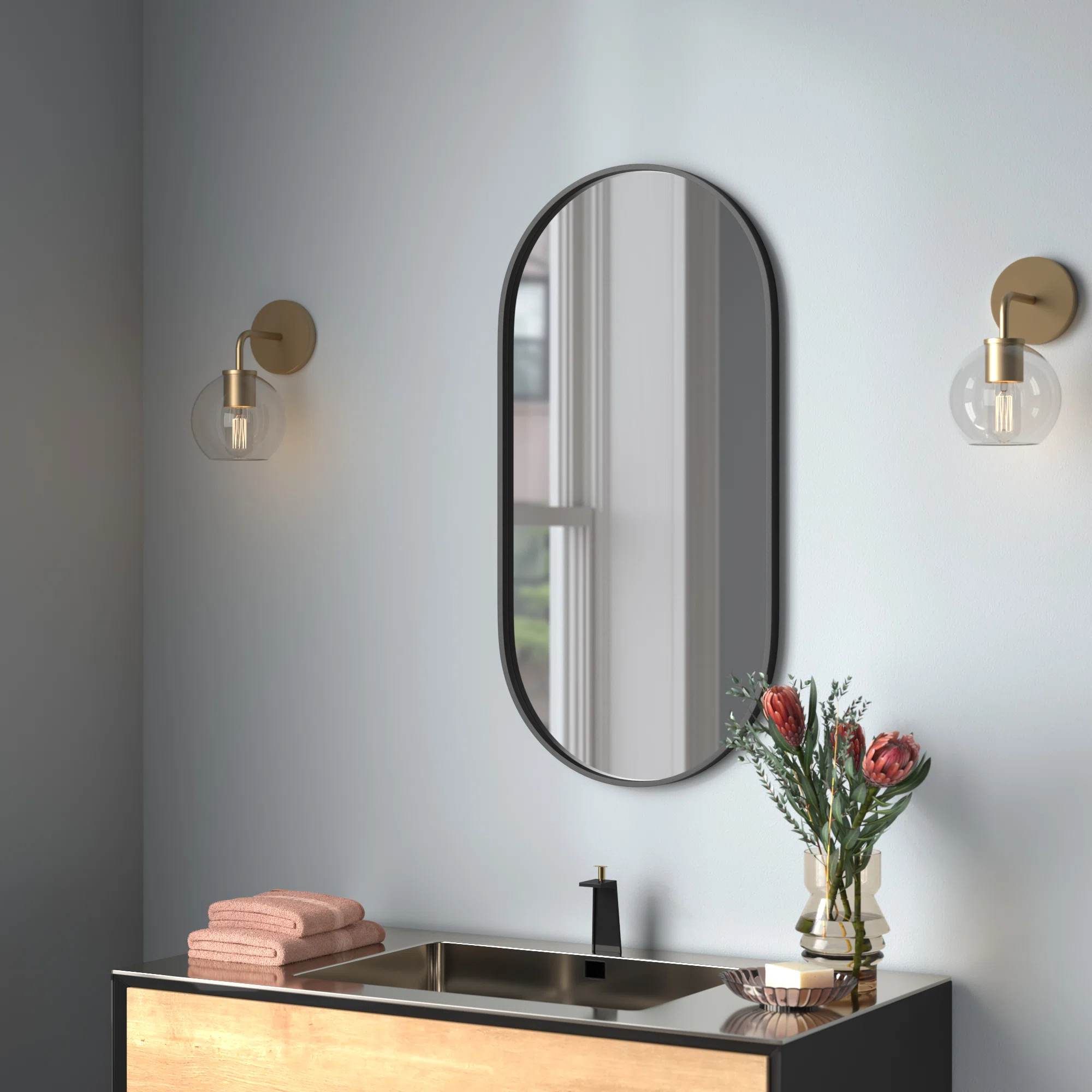 Willa Arlo™ Interiors Destefano Essence Accent Mirror & Reviews | Wayfair | Wayfair North America