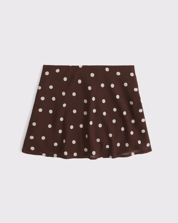 Pattern Mini Skort | Abercrombie & Fitch (US)
