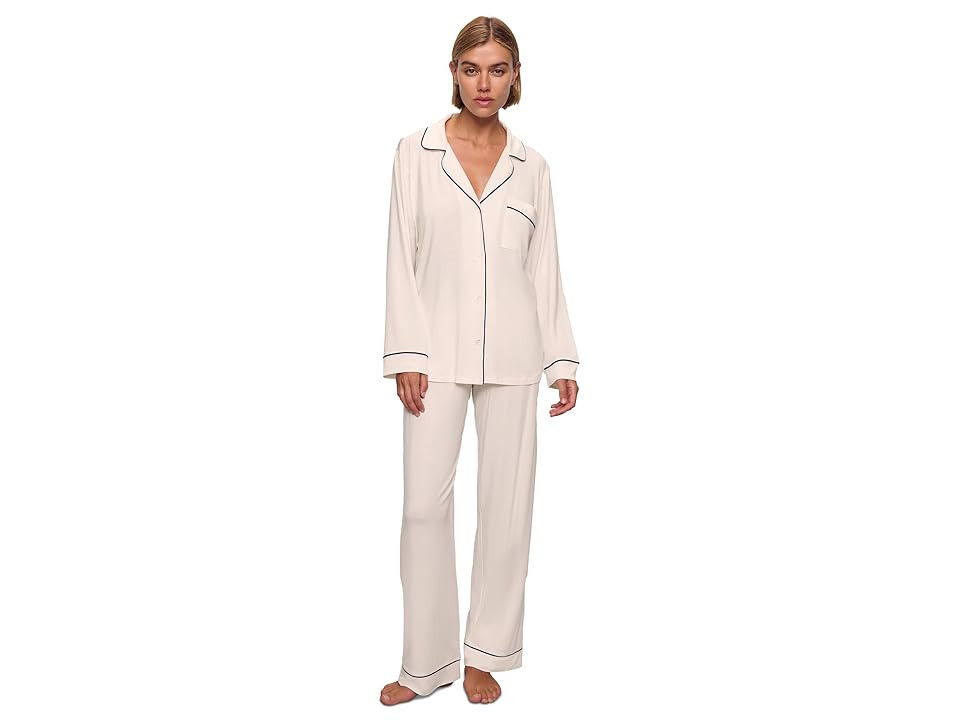 Eberjey Gisele - PJ Set Women's Pajama Sets Pure Ivory: XL | Zappos.com