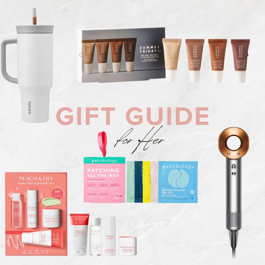 gift guide for her!!!

#beauty #lip #healthy #skincare #dyson #gifts #eyepatches #undereye #owala #balm 

 #LTKCyberWeek #LTKGiftGuide #LTKBeauty