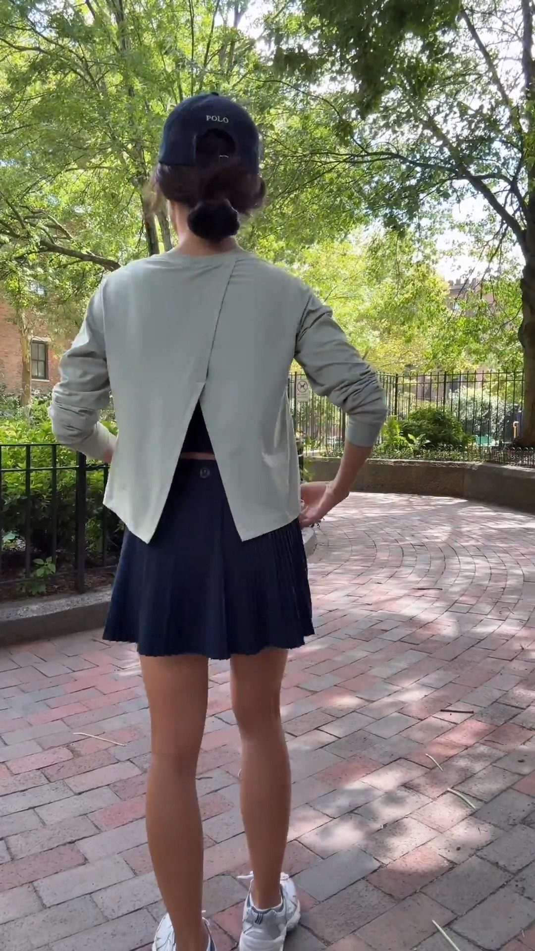 On sale! This UV protection top is petite-friendly in length and great for when I want coverage out in the sun! Very lightweight and airy with the back vent. 

- UV Top size xxxs, also comes in short sleeve. I wear a regular tank, sports bra, or my neiwai bras underneath. 
- Pleated skort size 2. For fit reference im usually a 24 in jeans in other brands and always size up in Lulu. 

- sneakers big kid’s size 3.5 = women’s 5

Also linked matching fun shorts with a little flair that I love that are also on sale with colors to match the UV tops!

Travel outfit, running errands, school drop off, hiking and running petite friendly staples 

#LTKTravel #LTKActive #LTKPetite