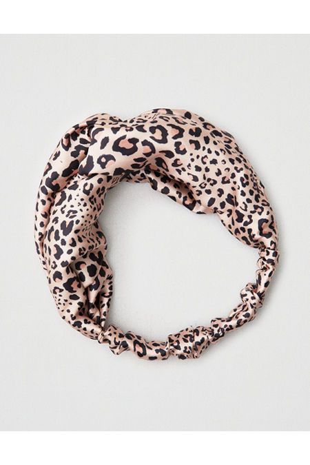 AEO Leopard Headband Women's Brown One Size | American Eagle Outfitters (US & CA)
