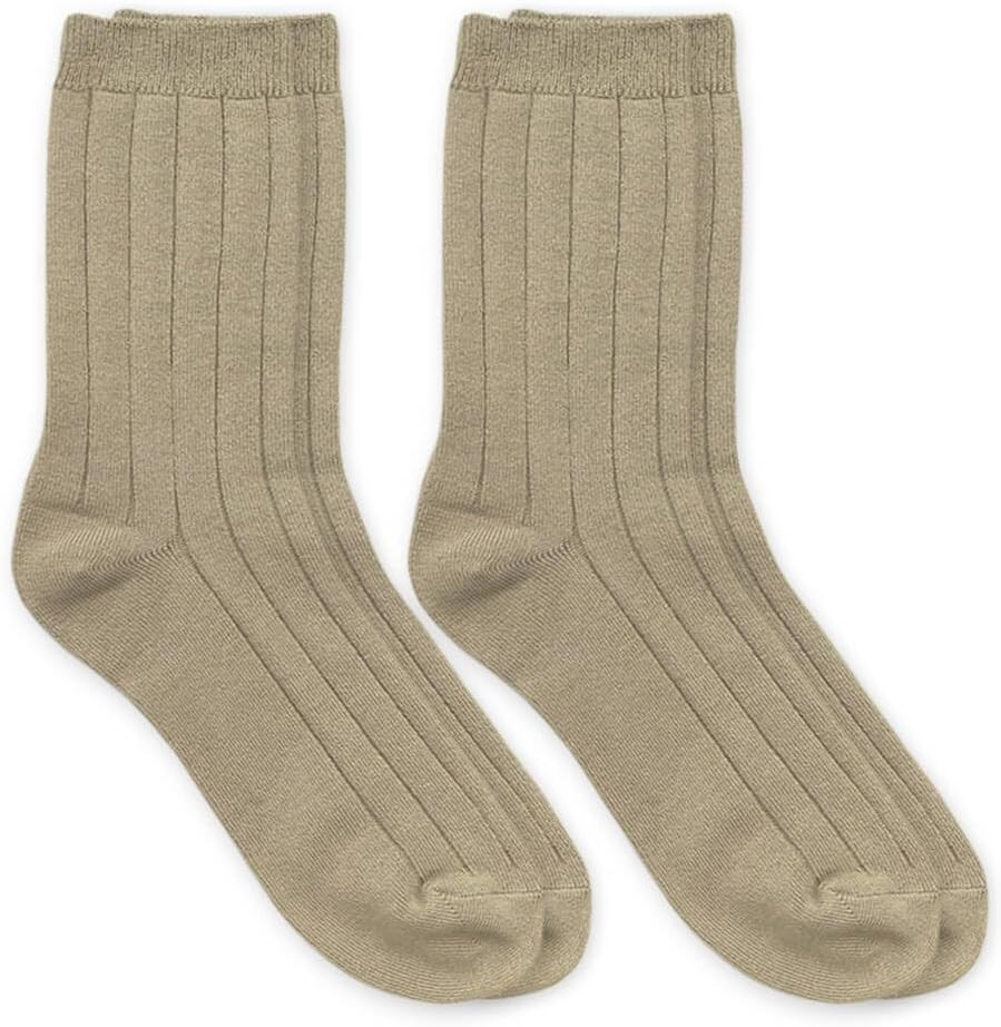 Jefferies Socks Boy's Rayon Derived From Bamboo School Uniform Ribbed Crew Socks 2 Pair Pack | Amazon (US)