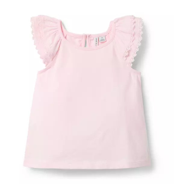 Lace Trim Top | Janie and Jack