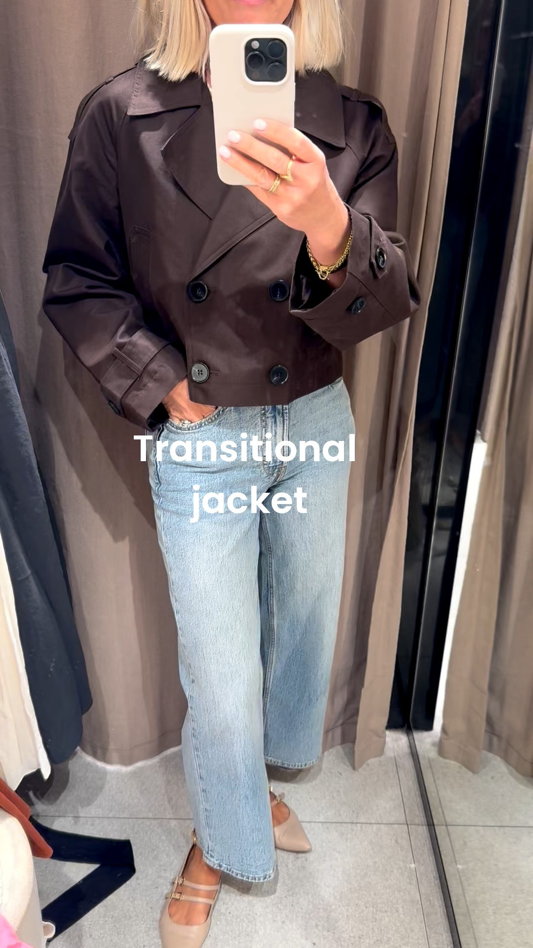 Now is the time to buy your transitional jackets as by the time it’s cool enough to want one, they will have sold out!! 

The cropped trench is still around and this chocolate one is gorgeous. 

Does also come in a beige too. 

Like the shoulder seam as so many have had dropped shoulders which adds a lot of width to there shoulder line - and that’s not always a good thing! 

Wearing Xs 



#LTKsummer #LTKautumn #LTKuk