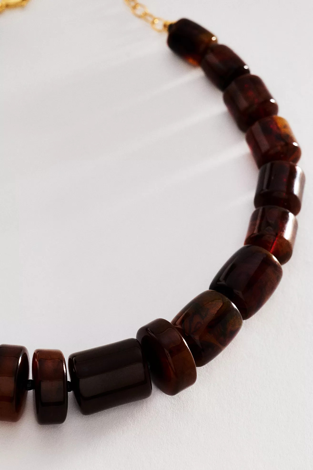 Chunky Resin Beaded Necklace | Anthropologie (US)