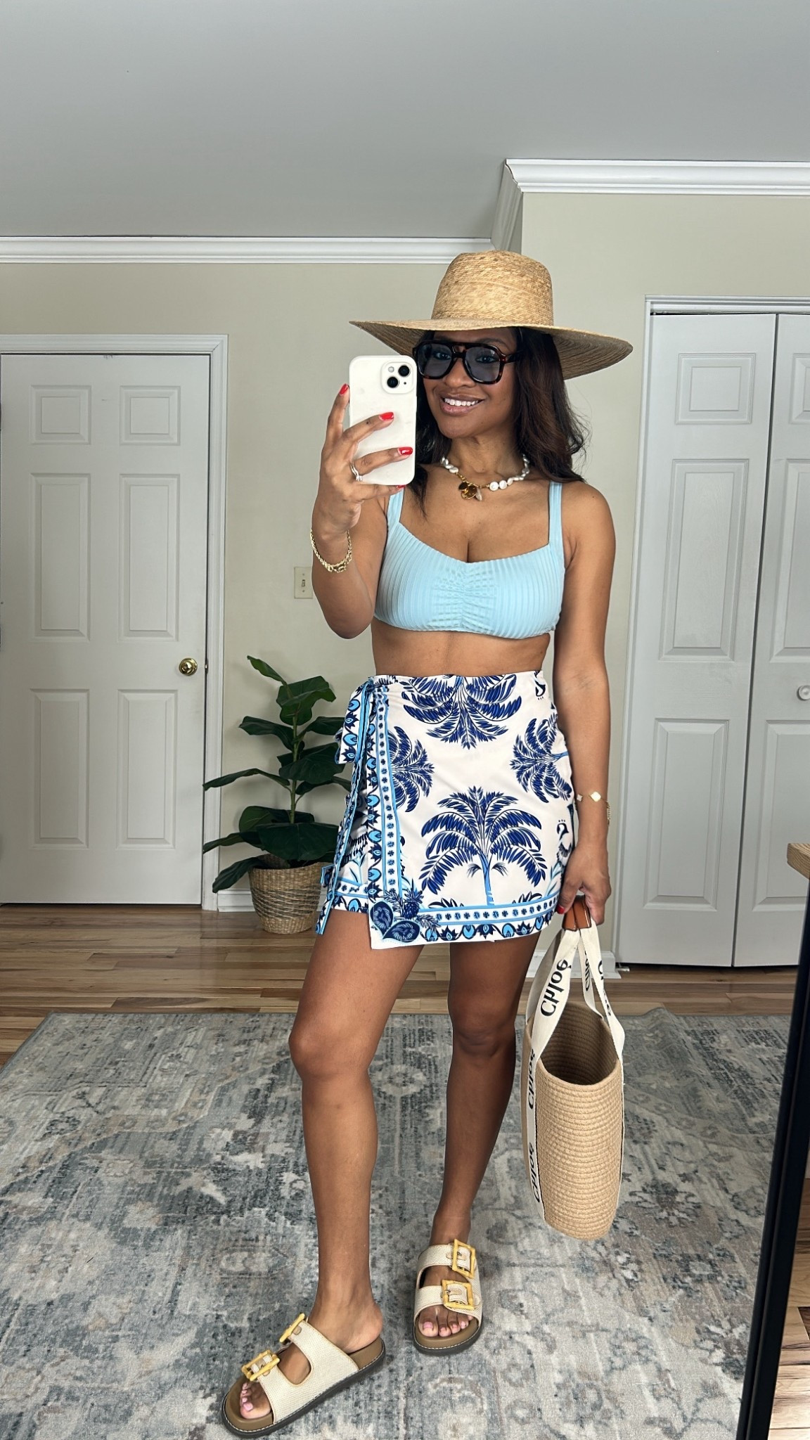 Wearing a medium in the bikini and shoes are TTS 

#LTKOver40 #LTKootd #LTKSeasonal