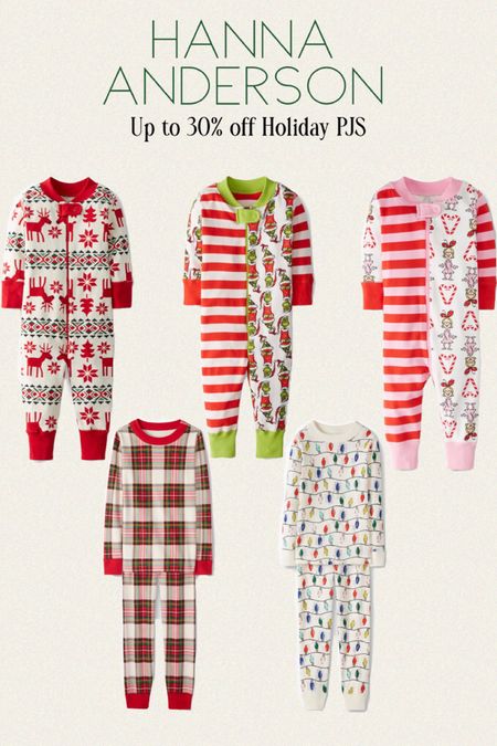 Hanna Anderson up to 30% off Holiday Pajamas for the whole family. From newborn to adult. Premium pjs. 

#LTKsalealert #LTKSeasonal #LTKHoliday