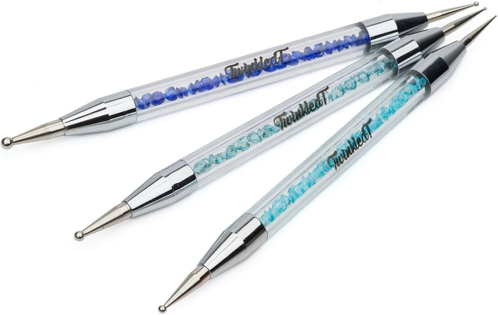 Twinkled T Kolinsky Professional Nail Tools (Crystal Dotting Tools) | Amazon (US)