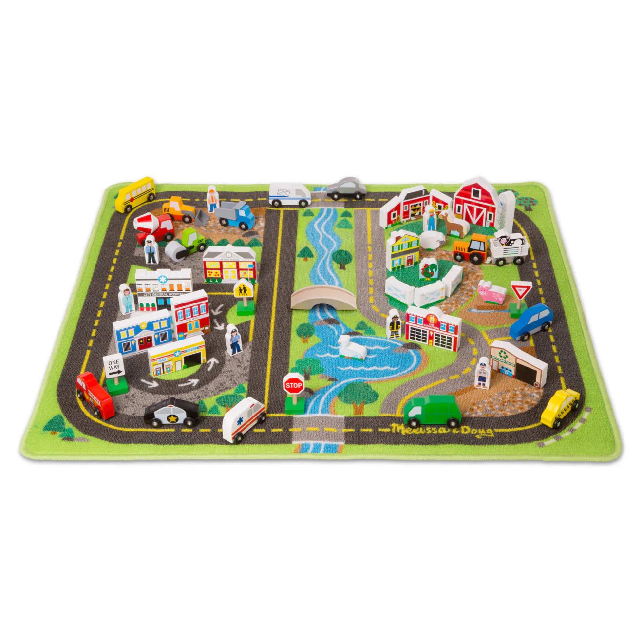 Deluxe Road Rug Play Set | Melissa and Doug