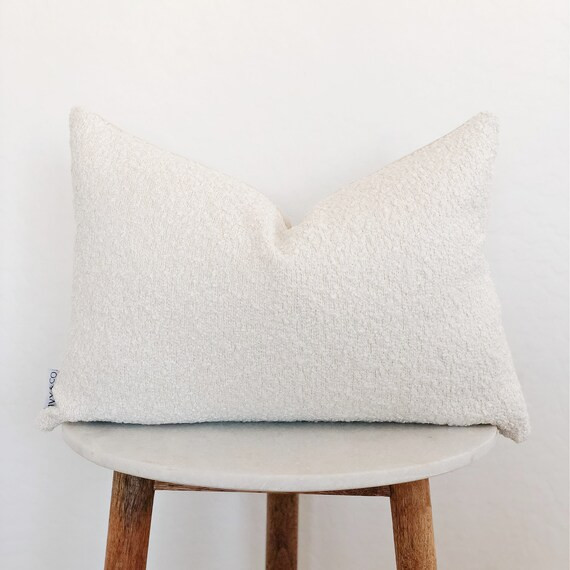 Boucle Pillow Cover in Chalk | 13 x 19 | 20 x 20 | 22 x 22 | 24 x 24 | Home Decor | Etsy (US)