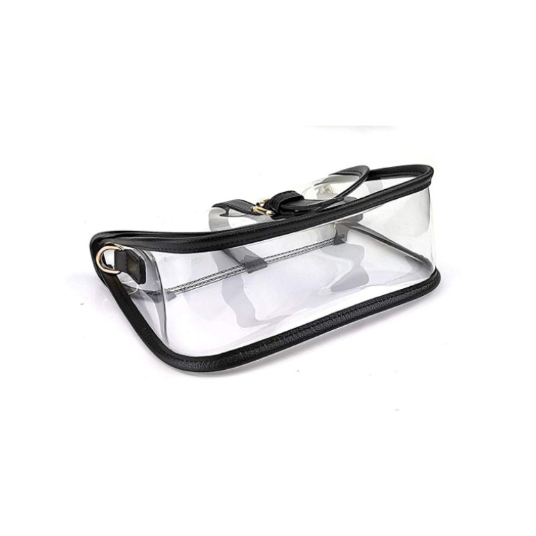 Saddle Clear Purse Clear Bags for Women Stadium Approved PVC Transparent Bag Girls Gifts | Walmart (US)
