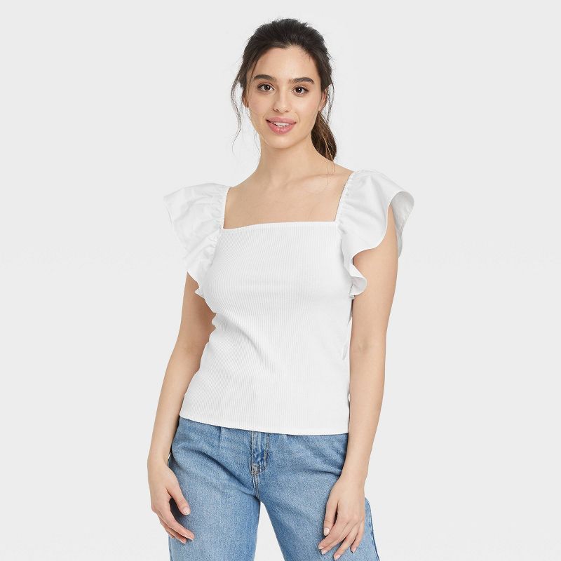 Women's Ruffle Top - A New Day™ | Target