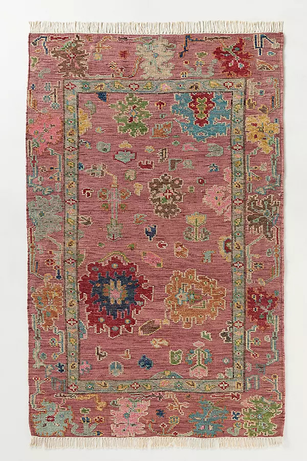 Perry Wool Hand-Knotted Persian-Inspired Rug | Anthropologie (US)