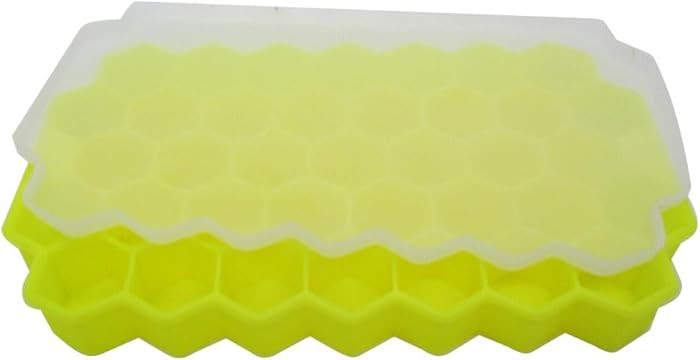 1 Pack Honeycomb ice tray with Cover - Fun Shaped Mold for Freezer, Cocktails - Stackable, BPA & ... | Amazon (US)