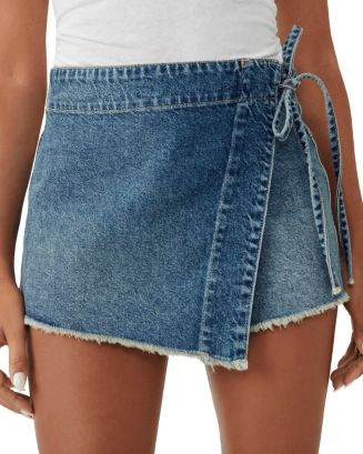 Free People We The Free Emmy Denim Skort  | Bloomingdale's Women | Bloomingdale's (US)