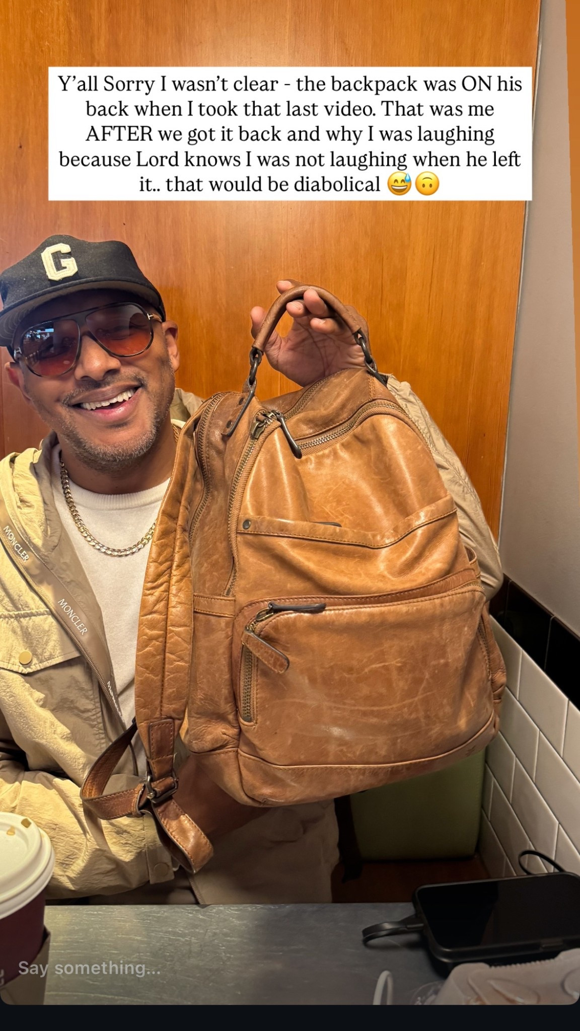 Backpack info! Linked similar for jacket, leather backpack, and sunglasses as well. Would make a great Father’s Day gift. 

Father’s Day, Windbreaker, men’s jacket, men’s coat, men’s gift, men’s backpack, leather backpack, travel backpack. 

#LTKTravel #LTKOver40 #LTKStyleTip