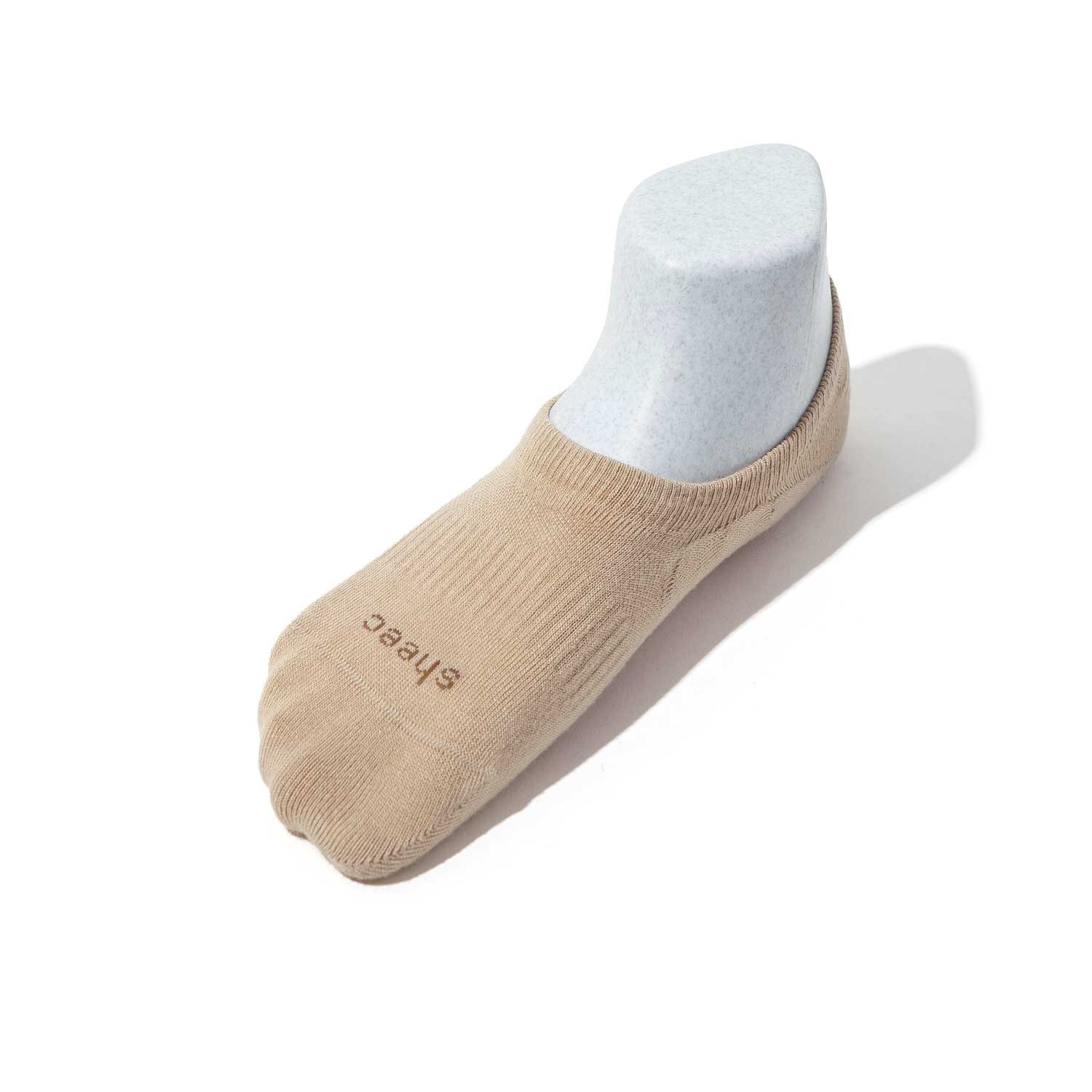 Active High-cut Super Soft Modal Casual No Show Socks | BEIGE | Sheec Socks
