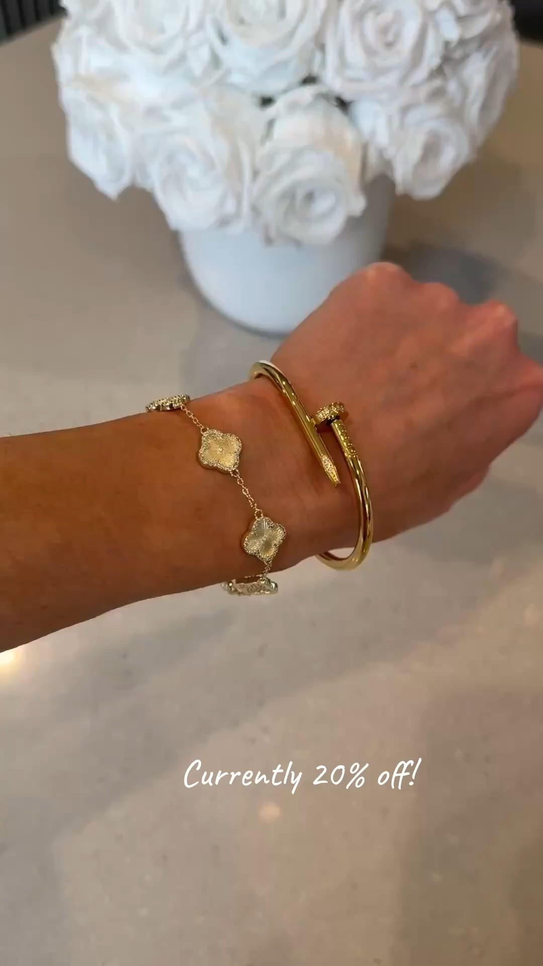 ‼️ELECTRIC PICKS SALE‼️
20% off sitewide 
These bracelets are two of my goto! Both are included in the sale! I linked some of my other favorite pieces as well ✨

Electric Picks, gold jewelry, gold bracelet, layered bracelets, gift ideas, women’s gold jewelry, everyday jewelry, fall outfit, gold accessories

#LTKFindsUnder100 #LTKgrwm #LTKSaleAlert