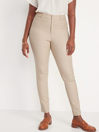 High-Waisted Houndstooth Pixie Pants for Women | Old Navy (US)