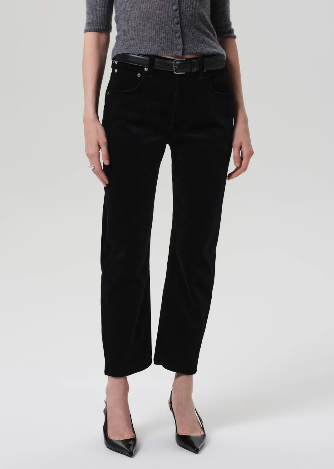 Winslow Boyfriend Corduroy in Black | Citizens of Humanity