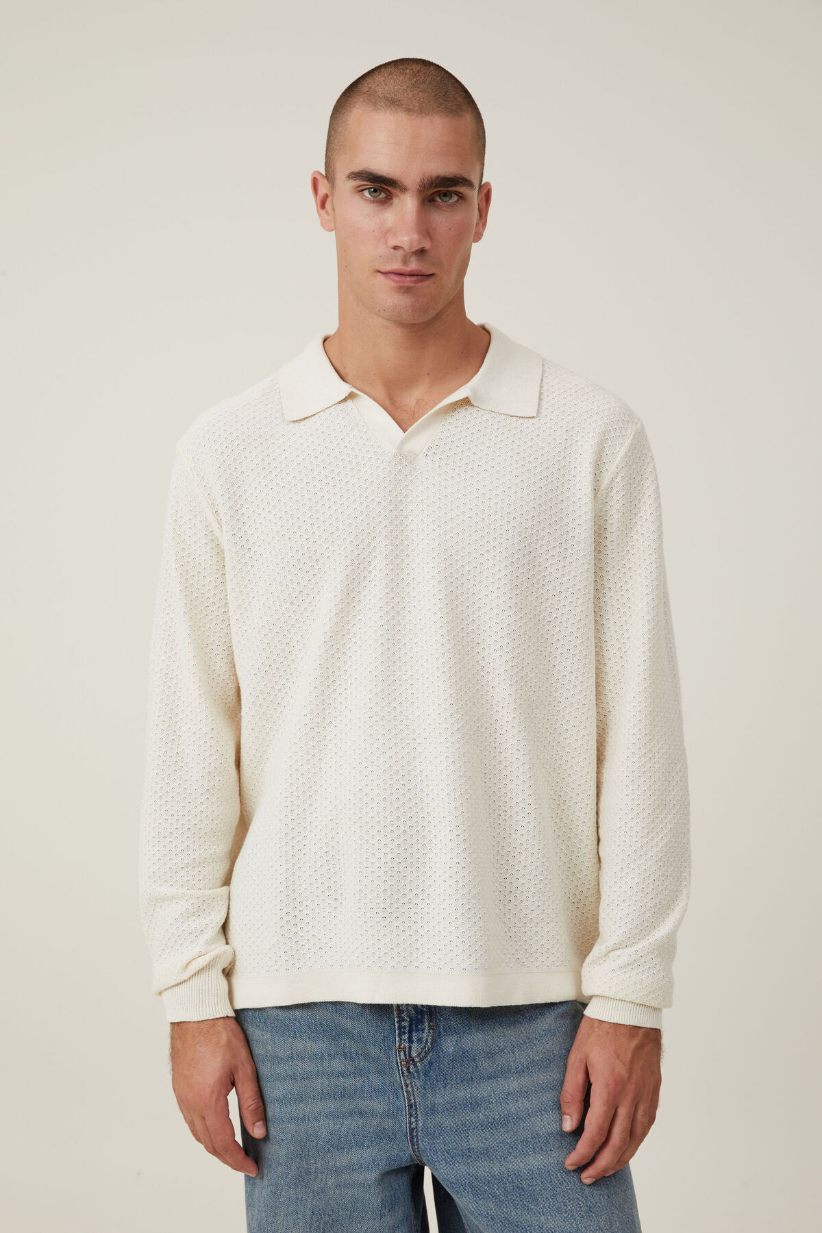 Jimmy Long Sleeve Polo | Cotton On (US)