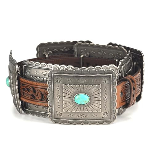ARIAT Women's Turquoise Concho Western Belt | Amazon (US)