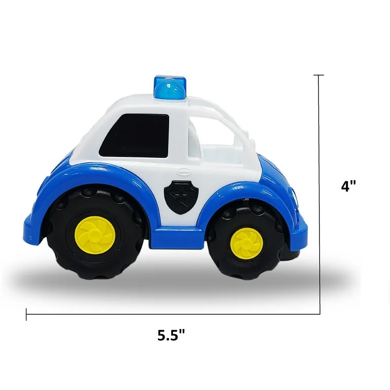 Kid Connection RC Police Car with Lights and Police Officer Figure, 2.4G, Ages 3+ | Walmart (US)
