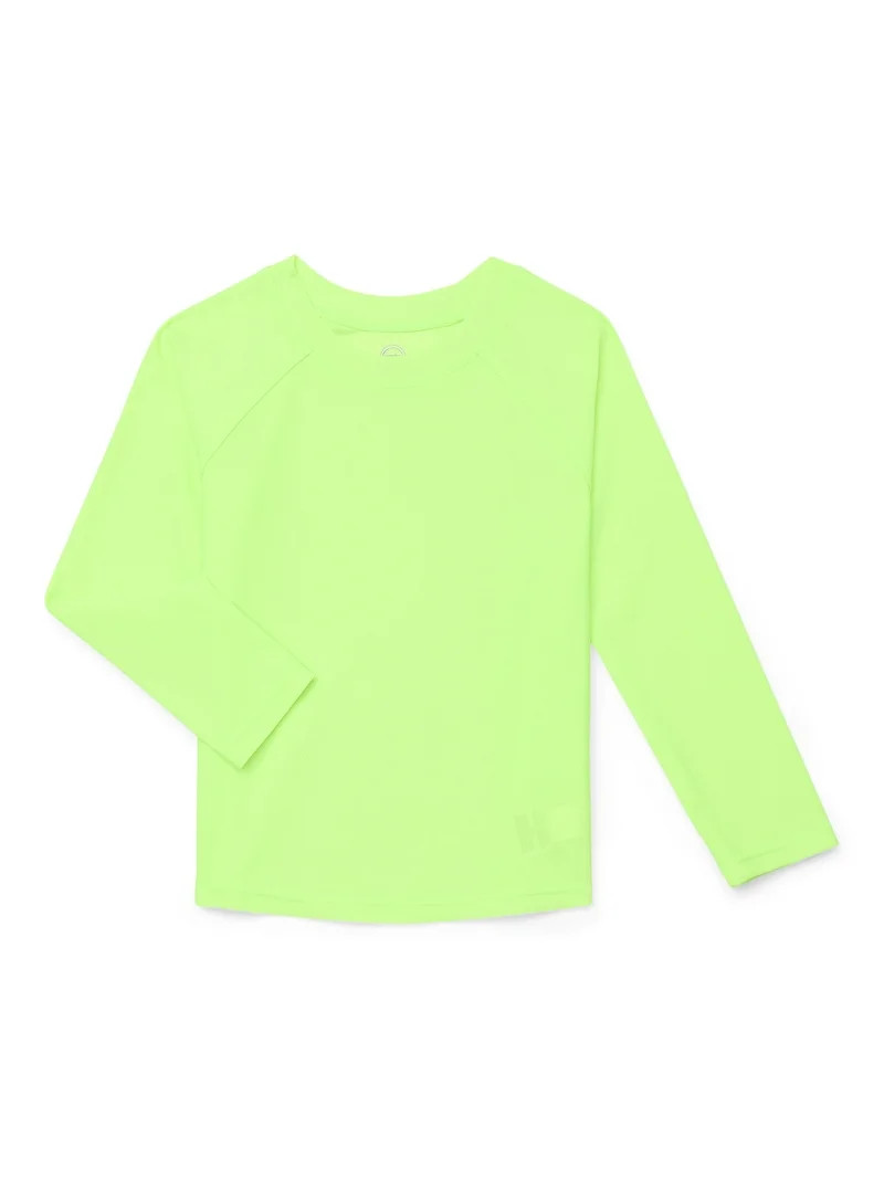 Wonder Nation Baby and Toddler Boys Swim Rash Guard with Long Sleeves, Size 12M-5T | Walmart (US)