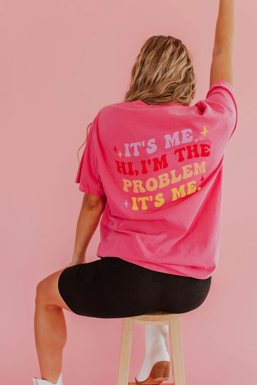 THE ANTI-HERO TEE IN RASPBERRY BY PINK DESERT | Pink Desert