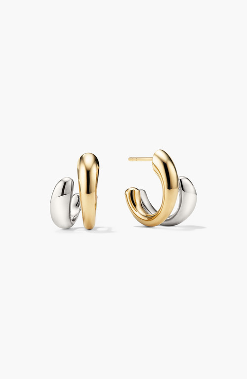 Jojo Double Hoop Earrings in Gold Vermeil /Sterling Silver by MEJURI at Nordstrom | Nordstrom