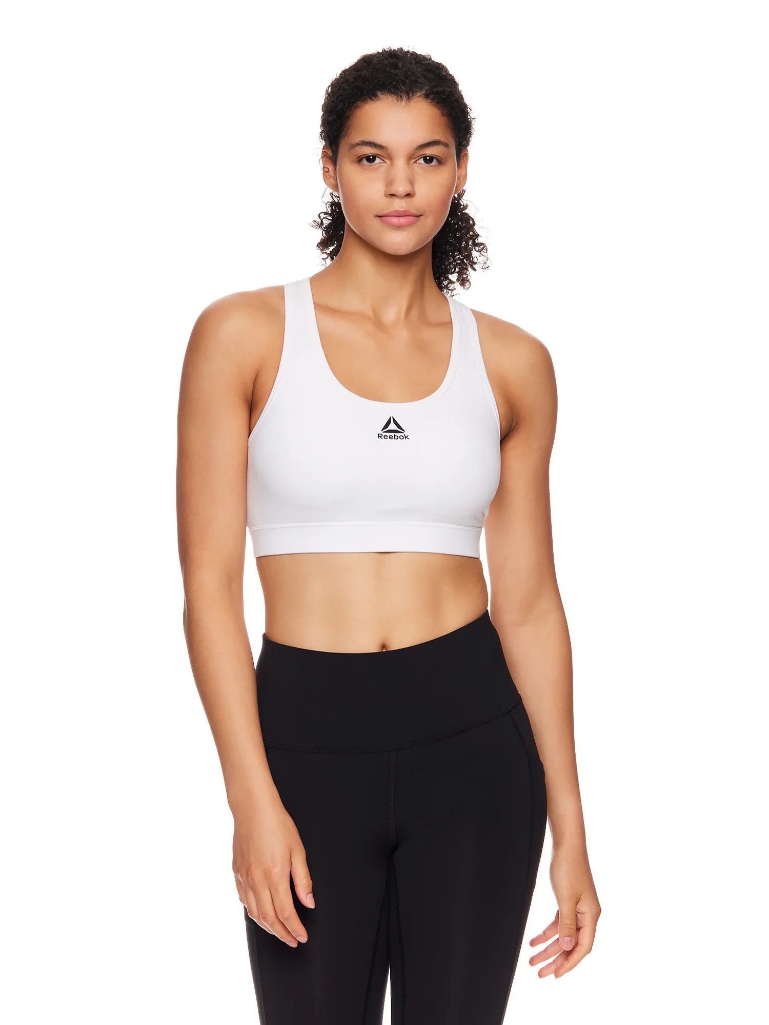 Reebok Women's Stronger Sports Bra with Mesh Panel and Removable Cups, Sizes XS-XXXL | Walmart (US)