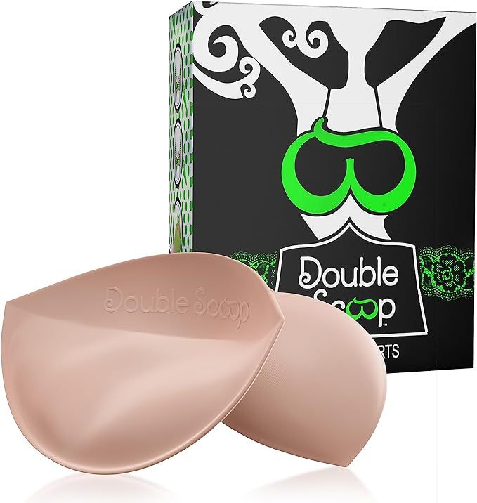 Double Scoop® Push Up Inserts w/Bonus Tape Sticky Strips, Instant Breast Implants, Replacement B... | Amazon (US)