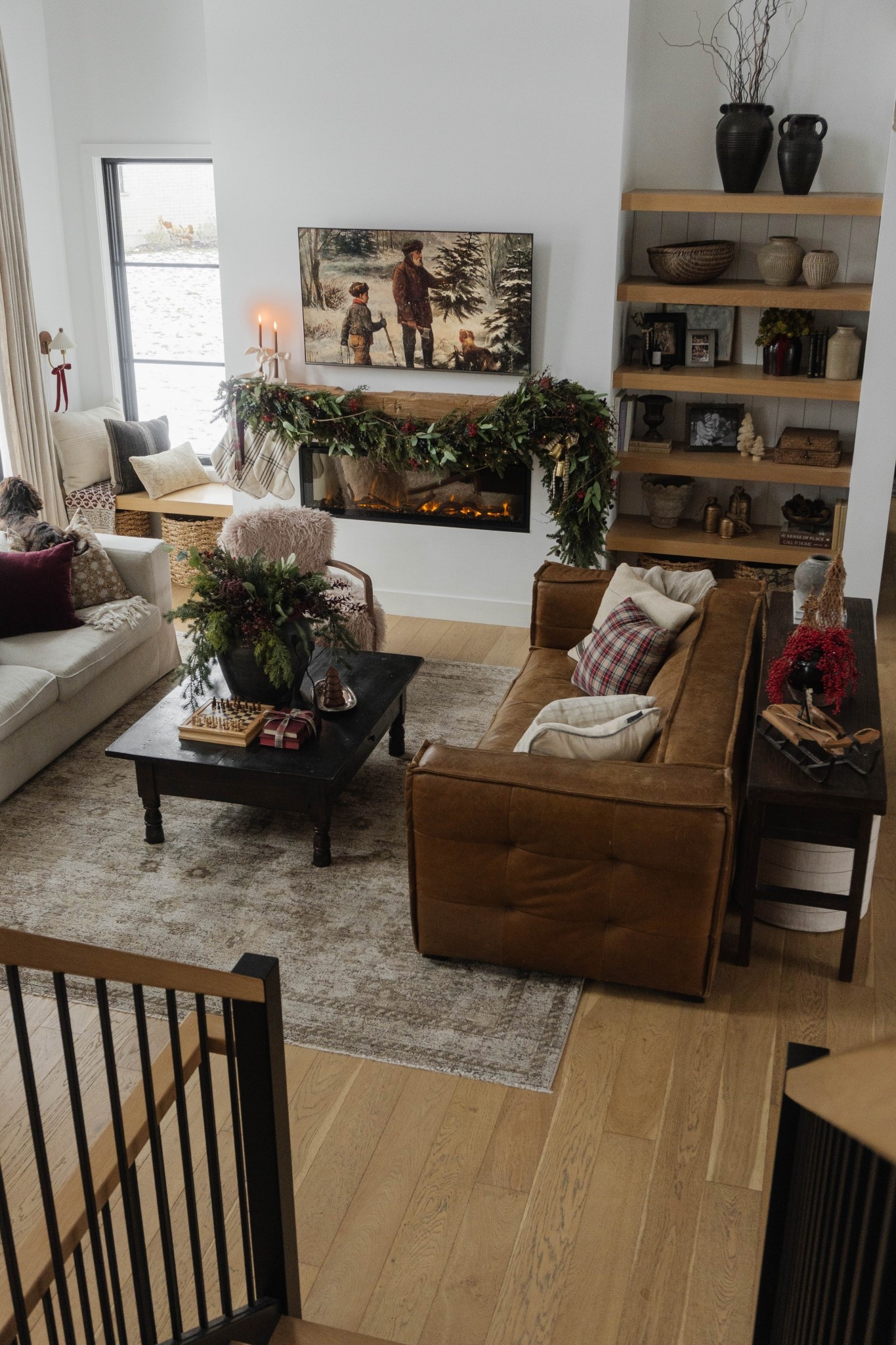 Christmas decor in the living room ✨

#holidayhome #homedecor #christmasgreenery #christmasstyling #christmashome #holidayhomedecor #christmashomedecor #livingroomsofa #couch #coffeetable #rug #fireplacemantle 

#LTKSeasonal #LTKHoliday #LTKHome