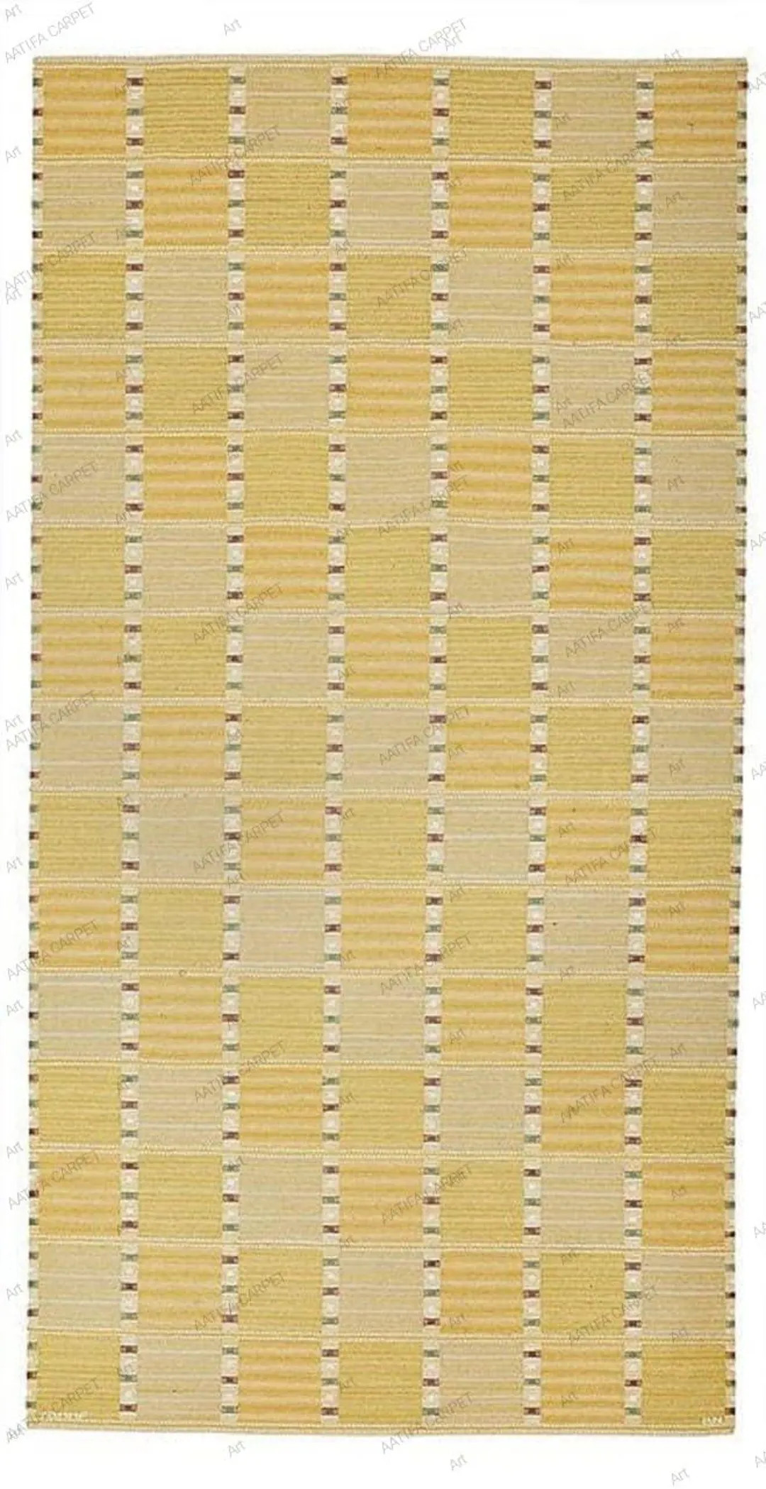 Swedish Marianne Kilim Rug Richter Inspired Hand Rug in Light Gold Available in 9x12 to 12x18 Mad... | Etsy (US)