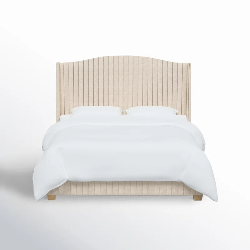 Hagerman Upholstered Wingback Bed | Birch Lane